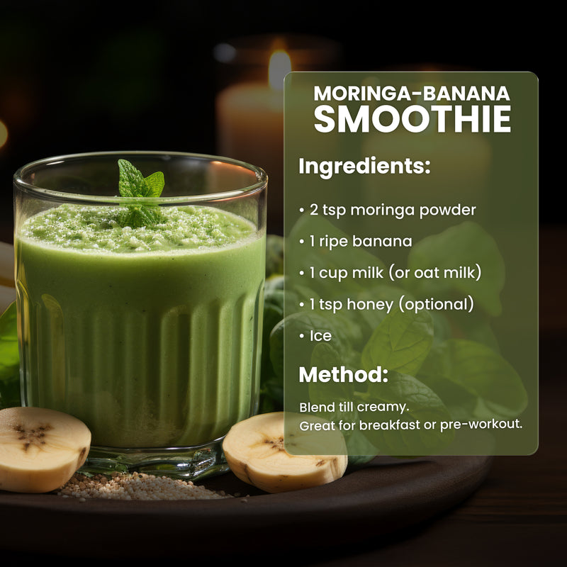 Moringa Banana Smothie
