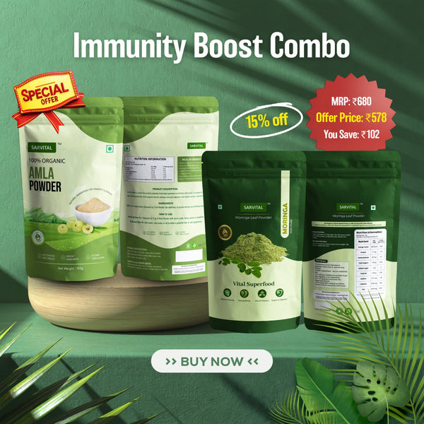 Moringa + Amla Combo (150 g each)