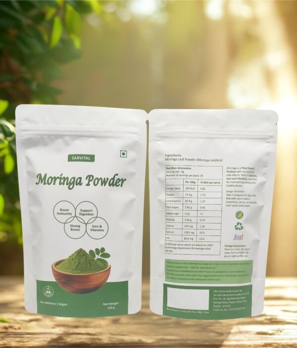 Sarvital Moringa Leaf Powder - 100gms