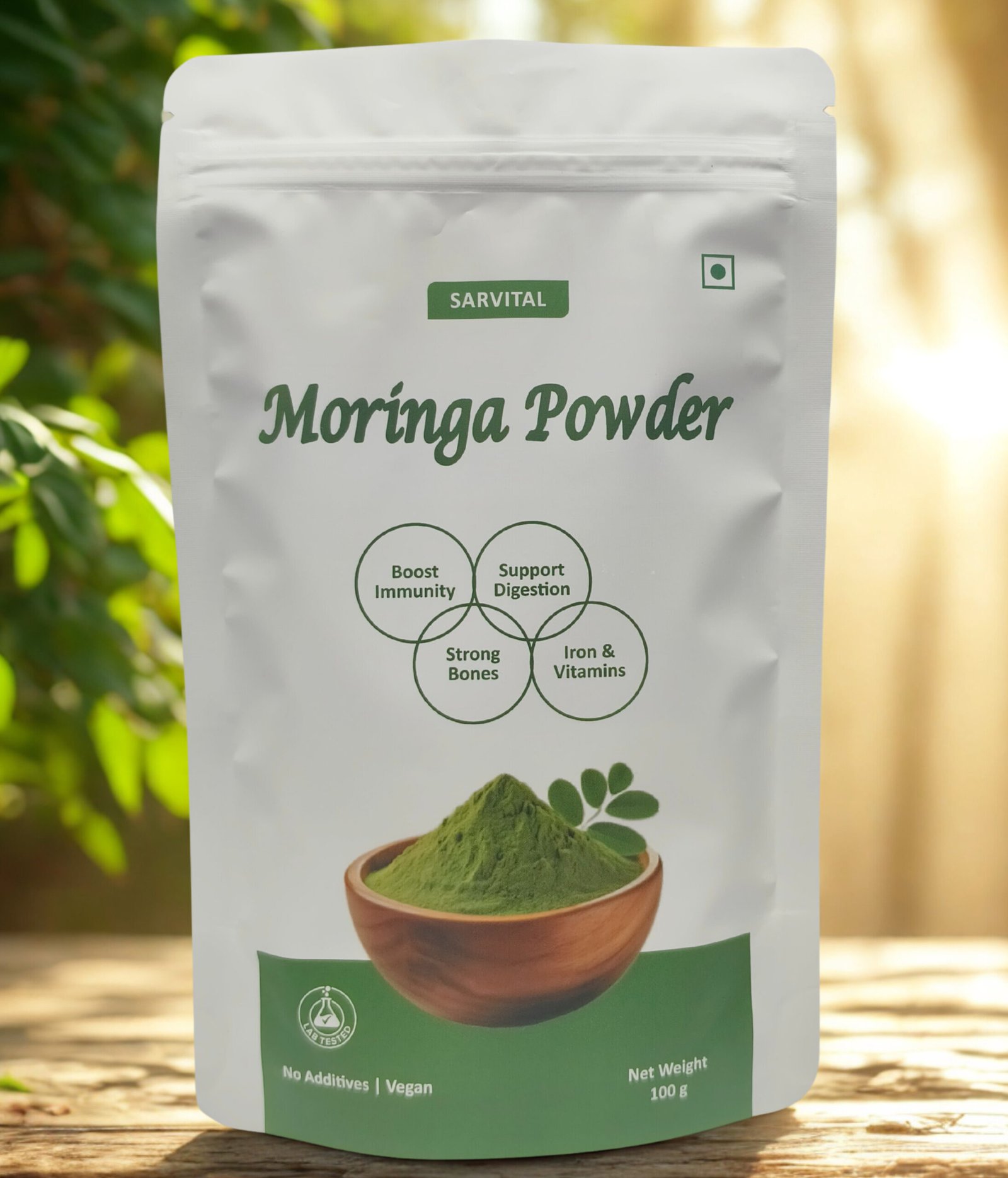 SARVITAL Moringa Leaf Powder 100gm